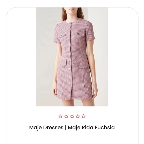 Beautiful Maje Rida Dress NWT - Picture 5 of 15